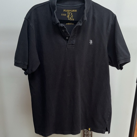 Pleepleus Polo Shirt Short Sleeve Size Large Monkey Logo - Picture 10 of 16